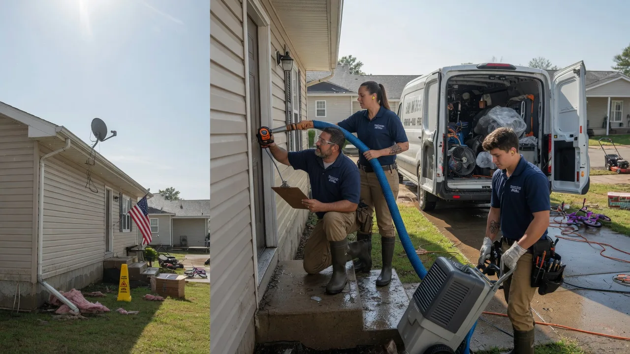 Ceiling Water Damage Restoration in Hancock, WI near me